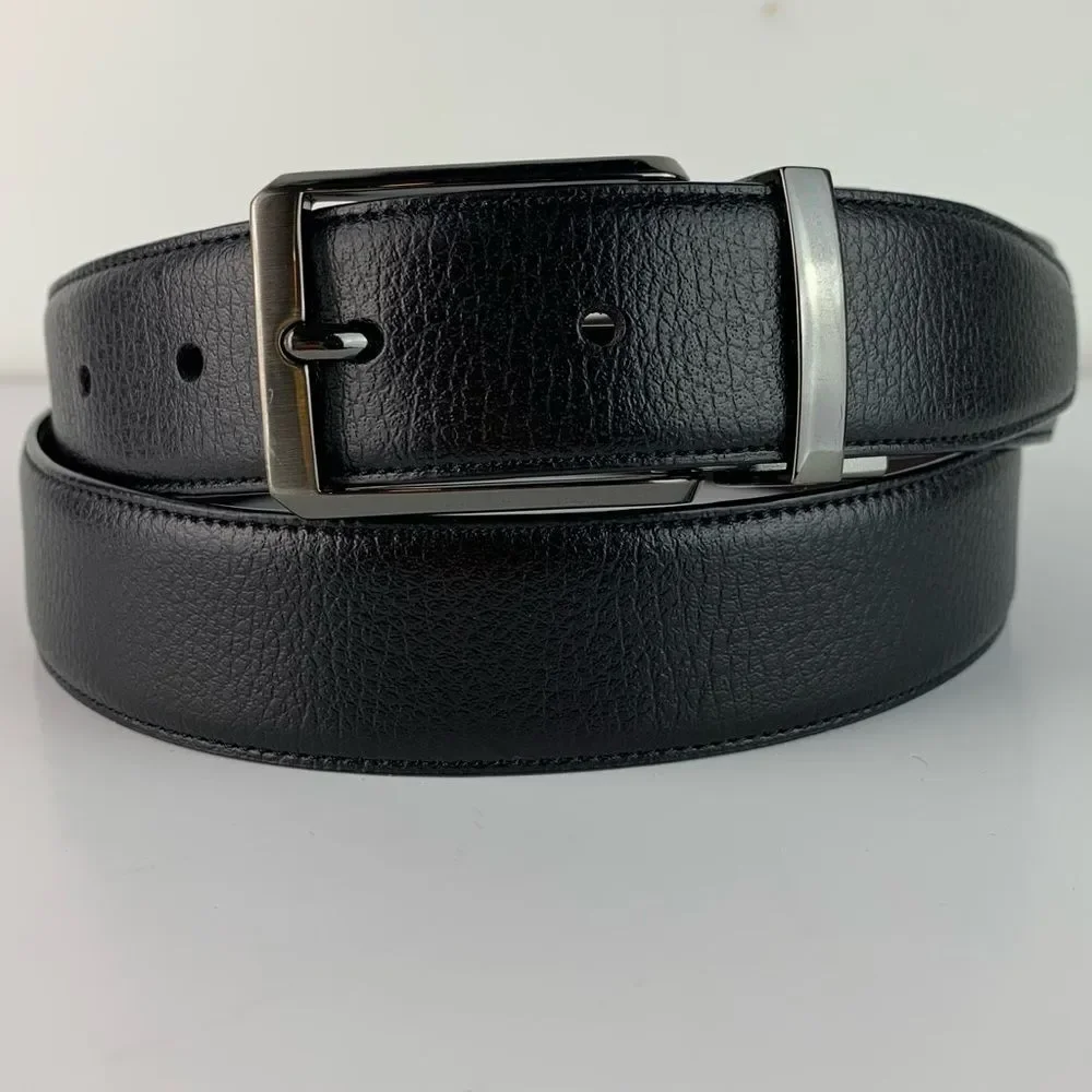 Perry Ellis Men’s Bonded Leather reversible belt size 36 brown black